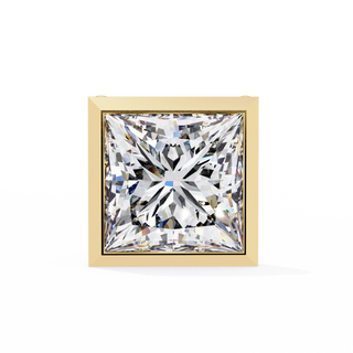 Princess Cut Lab Grown Diamond Stud Earrings by Aupulent Jewellery 100% certified lab grown diamonds