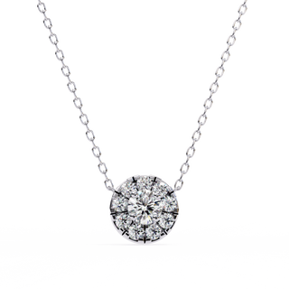 Floral Inspired Pendant by Aupulent Jewellery 100% certified lab grown diamonds