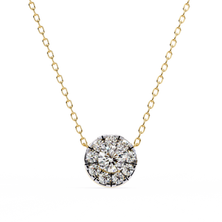 Floral Inspired Pendant by Aupulent Jewellery 100% certified lab grown diamonds