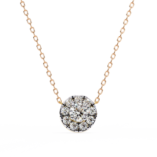 Floral Inspired Pendant by Aupulent Jewellery 100% certified lab grown diamonds