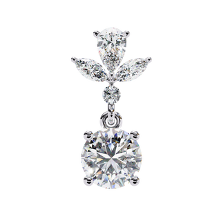 Double Drop Lab Grown Diamond Earrings by Aupulent Jewellery 100% certified lab grown diamonds