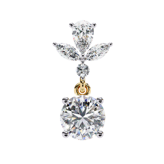 Double Drop Lab Grown Diamond Earrings by Aupulent Jewellery 100% certified lab grown diamonds
