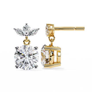 Butterfly Lab Grown Diamond Earrings by Aupulent Jewellery 100% certified lab grown diamonds