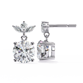 Butterfly Lab Grown Diamond Earrings by Aupulent Jewellery 100% certified lab grown diamonds