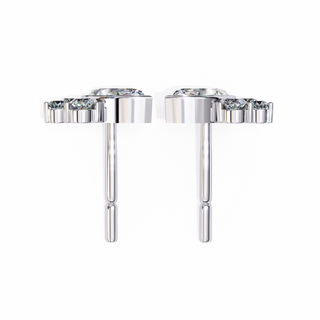 Artistic Lab Grown Diamond Drop Earrings by Aupulent Jewellery 100% certified lab grown diamonds