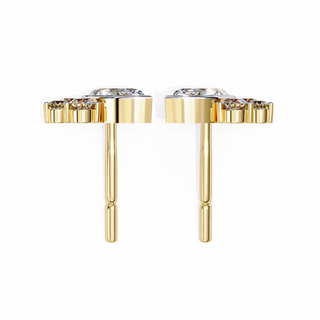Artistic Lab Grown Diamond Drop Earrings by Aupulent Jewellery 100% certified lab grown diamonds