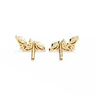 Floral Bouquet Lab Grown Diamond Earrings by Aupulent Jewellery 100% certified lab grown diamonds