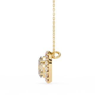 Mixed-Cut Elegance Pendant by Aupulent Jewellery 100% certified lab grown diamonds