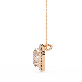 Mixed-Cut Elegance Pendant by Aupulent Jewellery 100% certified lab grown diamonds