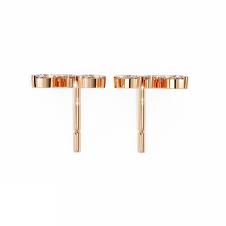 Floral Bouquet Lab Grown Diamond Earrings by Aupulent Jewellery 100% certified lab grown diamonds