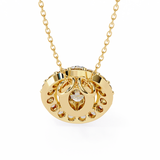 Mixed-Cut Elegance Pendant by Aupulent Jewellery 100% certified lab grown diamonds