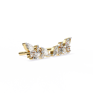 Floral Bouquet Lab Grown Diamond Earrings by Aupulent Jewellery 100% certified lab grown diamonds