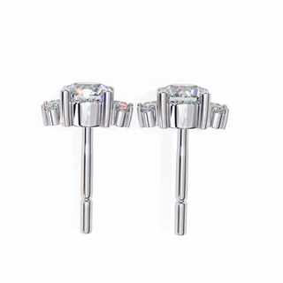 Nature-Inspired Lab Grown Diamond Earrings by Aupulent Jewellery 100% certified lab grown diamonds