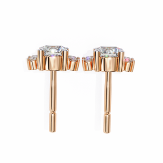 Nature-Inspired Lab Grown Diamond Earrings by Aupulent Jewellery 100% certified lab grown diamonds