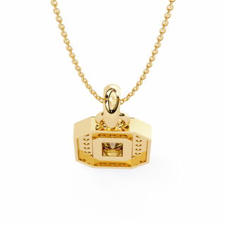 Emerald Cluster Pendant by Aupulent Jewellery 100% certified lab grown diamonds