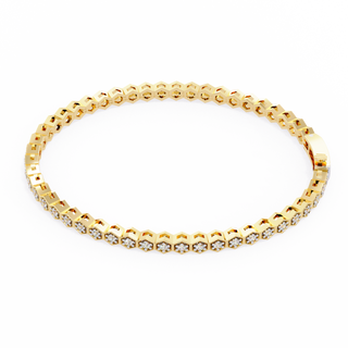 Classic Tennis Bracelet by Aupulent Jewellery 100% certified lab grown diamonds
