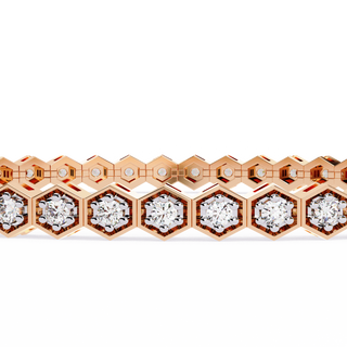 Classic Tennis Bracelet by Aupulent Jewellery 100% certified lab grown diamonds