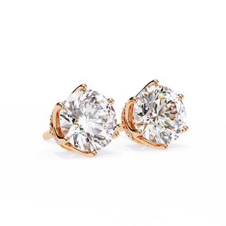 Royal Crown Lab Grown Diamond Earrings by Aupulent Jewellery 100% certified lab grown diamonds