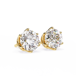 Royal Crown Lab Grown Diamond Earrings by Aupulent Jewellery 100% certified lab grown diamonds