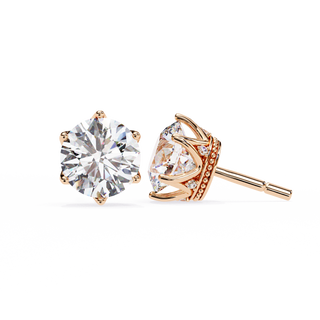 Royal Crown Lab Grown Diamond Earrings by Aupulent Jewellery 100% certified lab grown diamonds