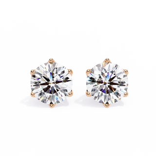 Royal Crown Lab Grown Diamond Earrings by Aupulent Jewellery 100% certified lab grown diamonds