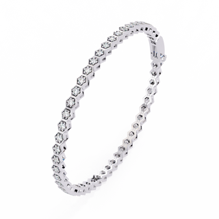 Classic Tennis Bracelet by Aupulent Jewellery 100% certified lab grown diamonds