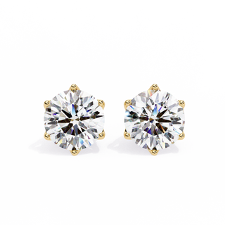 Royal Crown Lab Grown Diamond Earrings by Aupulent Jewellery 100% certified lab grown diamonds