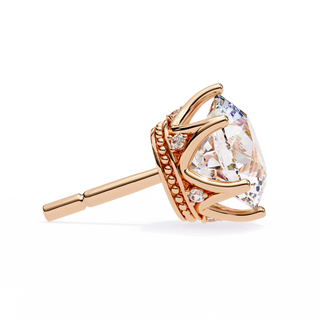 Royal Crown Lab Grown Diamond Earrings by Aupulent Jewellery 100% certified lab grown diamonds