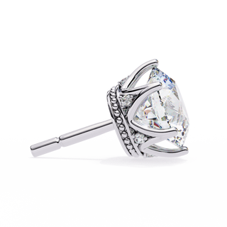 Royal Crown Lab Grown Diamond Earrings by Aupulent Jewellery 100% certified lab grown diamonds