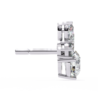 Mixed-Cut Drop Earrings by Aupulent Jewellery 100% certified lab grown diamonds