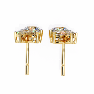 Mixed-Cut Drop Earrings by Aupulent Jewellery 100% certified lab grown diamonds