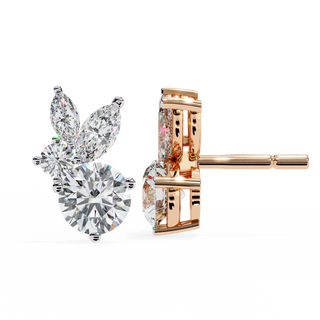 Mixed-Cut Drop Earrings by Aupulent Jewellery 100% certified lab grown diamonds