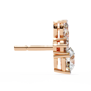 Mixed-Cut Drop Earrings by Aupulent Jewellery 100% certified lab grown diamonds