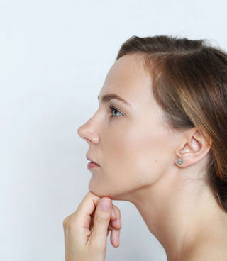 Hexagon Halo Lab Grown Diamond Earrings by Aupulent Jewellery 100% certified lab grown diamonds