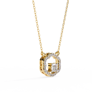 Contemporary Cluster Pendant by Aupulent Jewellery 100% certified lab grown diamonds