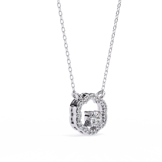 Contemporary Cluster Pendant by Aupulent Jewellery 100% certified lab grown diamonds