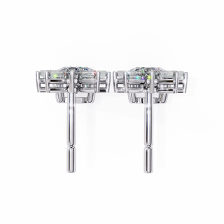 Sunburst Lab Grown Diamond Earrings by Aupulent Jewellery 100% certified lab grown diamonds