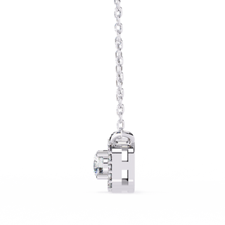 Modern Halo Pendant by Aupulent Jewellery 100% certified lab grown diamonds