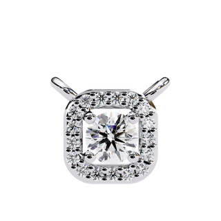 Modern Halo Pendant by Aupulent Jewellery 100% certified lab grown diamonds