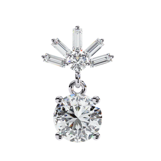 Sunburst Lab Grown Diamond Earrings by Aupulent Jewellery 100% certified lab grown diamonds