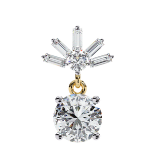 Sunburst Lab Grown Diamond Earrings by Aupulent Jewellery 100% certified lab grown diamonds