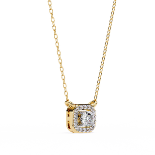 Modern Halo Pendant by Aupulent Jewellery 100% certified lab grown diamonds
