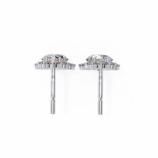 Floral Cluster Earrings by Aupulent Jewellery 100% certified lab grown diamonds