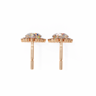Floral Cluster Earrings by Aupulent Jewellery 100% certified lab grown diamonds