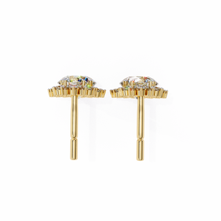 Floral Cluster Earrings by Aupulent Jewellery 100% certified lab grown diamonds