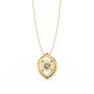 Modern Halo Pendant by Aupulent Jewellery 100% certified lab grown diamonds