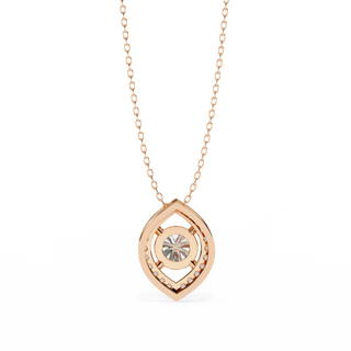 Modern Halo Pendant by Aupulent Jewellery 100% certified lab grown diamonds