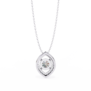 Modern Halo Pendant by Aupulent Jewellery 100% certified lab grown diamonds