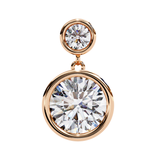 Double Diamond Drops by Aupulent Jewellery 100% certified lab grown diamonds