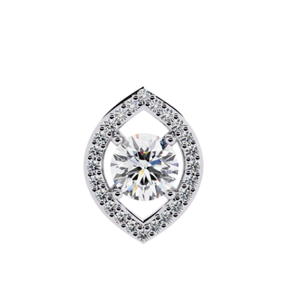 Modern Halo Pendant by Aupulent Jewellery 100% certified lab grown diamonds